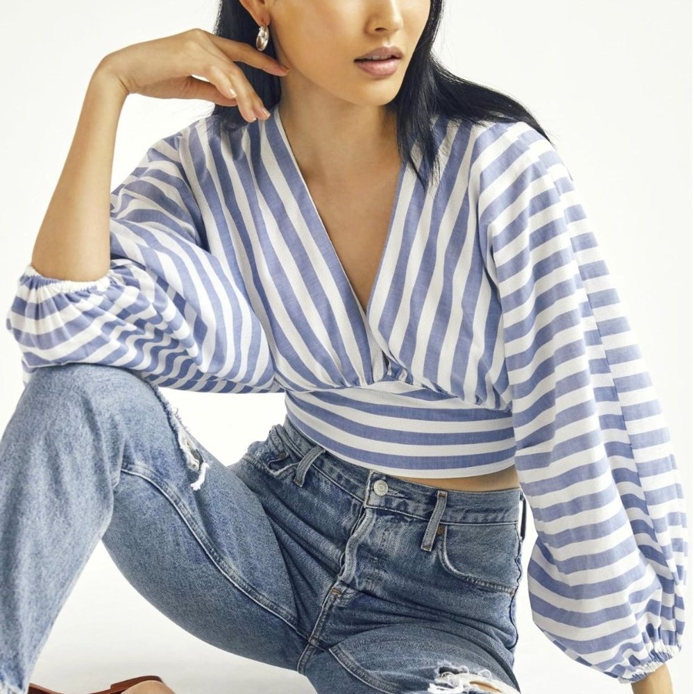 DOLAN V-NECK BLOUSE